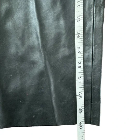 Lulus Faux Leather Black Pants Size XL - Picture 5 of 9